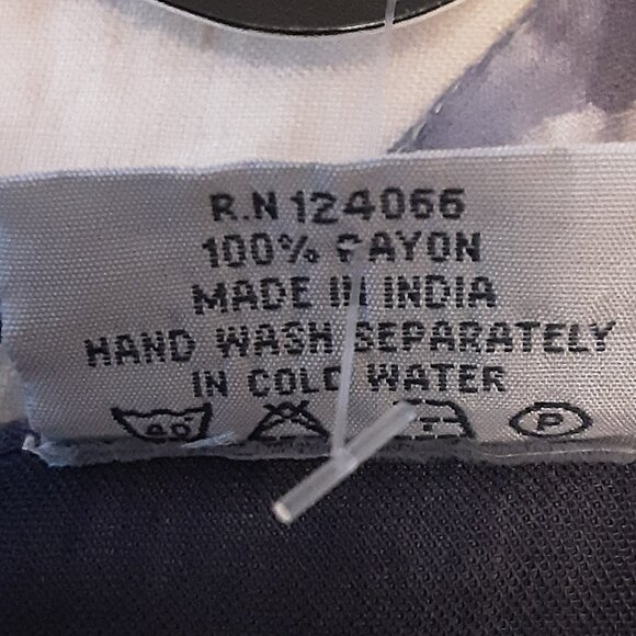 Shoreline New Blue Rayon Flowy Tunic Dress One Size - Picture 15 of 15